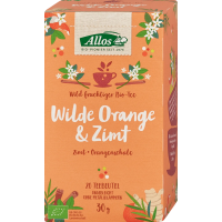 Allos Wilde Orange und Zimt, Aufgussbeutel, 20 x 1,5 g