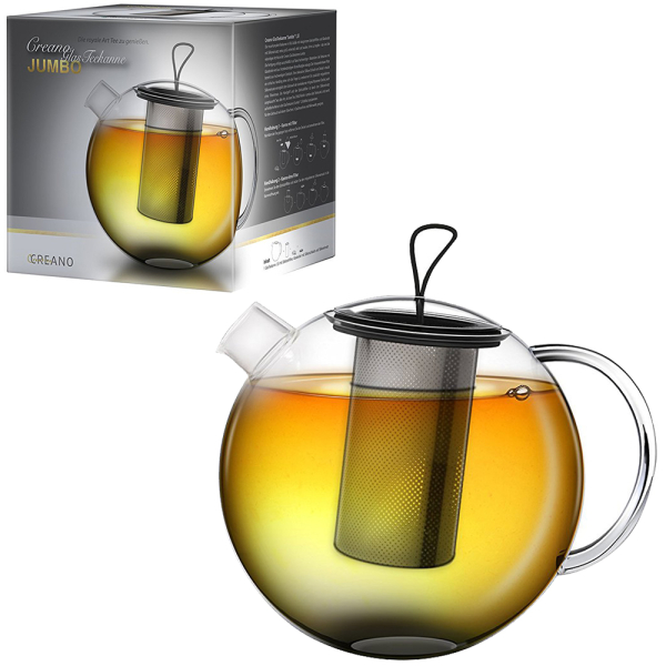 Glass-teapot-with-stainless-steel-filter-for-1.5-L-Shape:-Jumbo